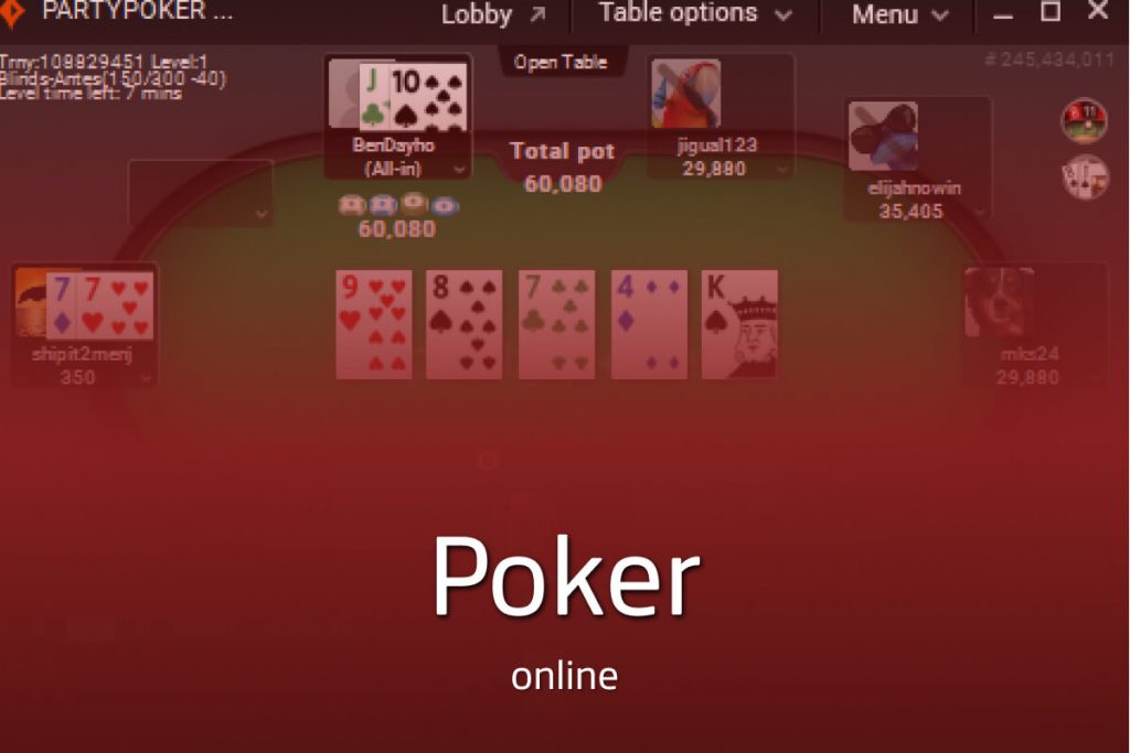 How to play poker online
