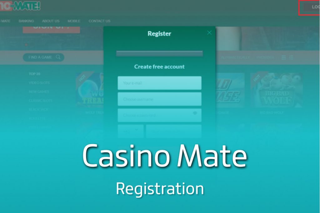 Casino Mate Registration